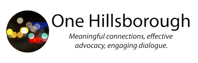 One Hillsborough banner with motto